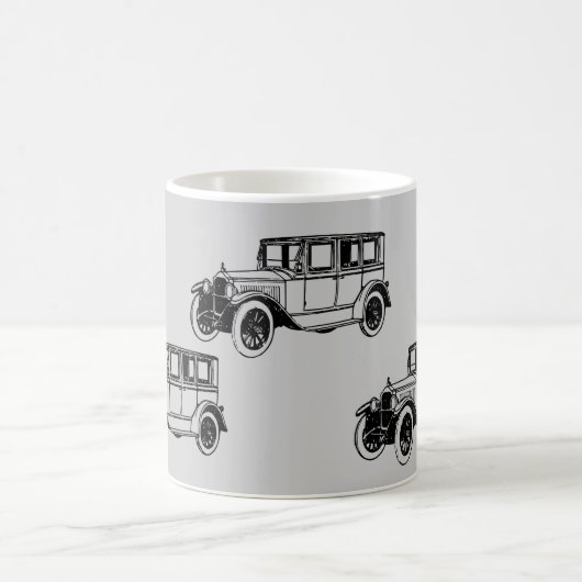 Mug Automobile classique de voiture ancienne (Centre)