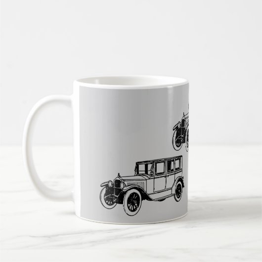 Mug Automobile classique de voiture ancienne (Gauche)