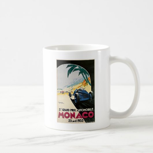 Mug Automobile du Monaco Grand prix (Droite)