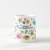 Mug Autonomisation Cadeau Rétro, Affirmation Florale S (Centre)