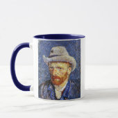 Mug Autoportrait avec le chapeau de feutre gris, (Gauche)
