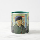 Mug Autoportrait, bandaged Ear par Vincent van Gogh (Centre)