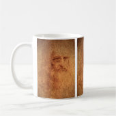 Mug Autoportrait de Léonard de Vinci, Art Renaissance (Gauche)