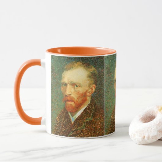 Mug Autoportrait de Vincent van Gogh (Avec donut)