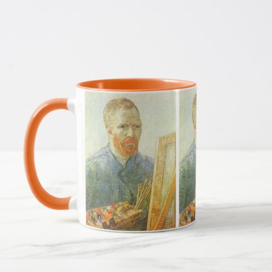Mug Autoportrait devant Easel, Vincent van Gogh (Gauche)
