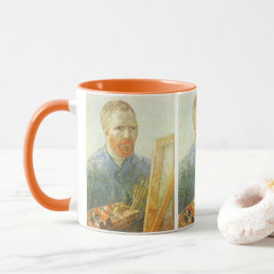 Mug Autoportrait devant Easel, Vincent van Gogh