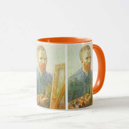 Mug Autoportrait devant Easel, Vincent van Gogh (Devant droit)