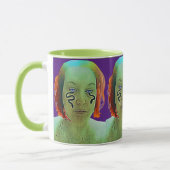 Mug Autoportrait d'une femme serpent (Gauche)