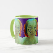 Mug Autoportrait d'une femme serpent (Devant gauche)