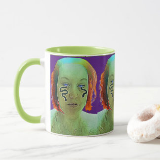 Mug Autoportrait d'une femme serpent