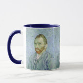 Mug Autoportrait en bleu par Vincent van Gogh (Gauche)