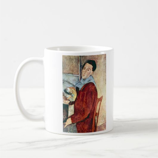 Mug Autoportrait par Amedeo Modigliani (Gauche)