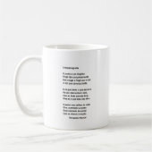 Mug Autopsicografia - Fernando Pessoa (Gauche)