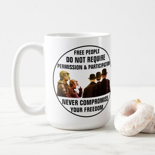 Mug Autorisation et participation (Avec donut)