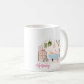 Mug Autosoins spas Samedi Nom personnalisé (Devant droit)