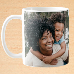 Mug Autour De La Photo De Famille Personnalisée
