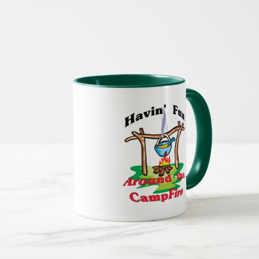 Mug Autour du feu de camp (Devant droit)