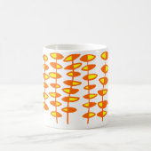 Mug Autre feuille Abstrait - orange et jaune (Centre)