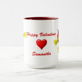 Mug Autre gothique rockabilisme Valentines (Centre)