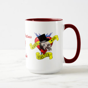 Mug Autre gothique rockabilisme Valentines