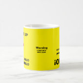 Mug "AUTRE PART ! ! !" "OH, NON !" Avertissement humor (Centre)