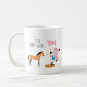 Mug Autre [PROFESSION] vs Vous Rose Custom Job & Name (Gauche)