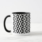 Mug Autre ZigZags - noir et blanc (Gauche)