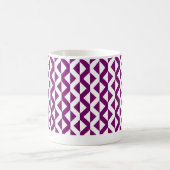Mug Autre ZigZags - Plum et blanc (Centre)