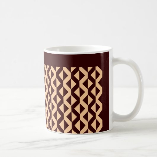 Mug Autre ZigZags - Sable et noix (Droite)