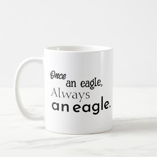 Mug Autrefois aigle, toujours aigle. Inspiration (Gauche)