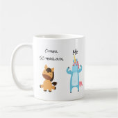 Mug Autres 50 Ans Anniversaire Unicorn Travail (Gauche)