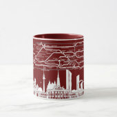 Mug " Autriche : 1978 Vienne - Le métro... (Centre)