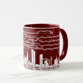 Mug " Autriche : 1978 Vienne - Le métro... (Devant droit)