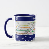 Mug " Autriche : 2021/aujourd'hui Vienne - Métro ... (Gauche)