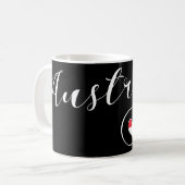 Mug Autriche Coeur Mug, Drapeau Autrien (Devant gauche)