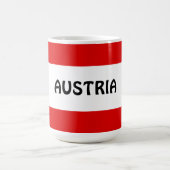 Mug Autriche, drapeau (Centre)