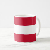Mug Autriche Drapeau en céramique Musique (Devant droit)