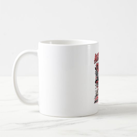 Mug Autriche Football Squelette Attaquant Nations Affi (Gauche)