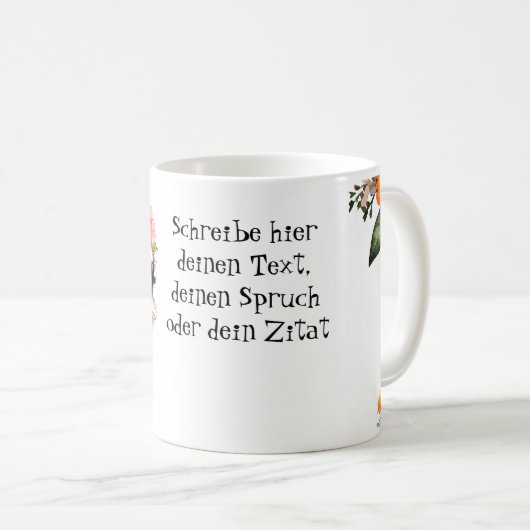 Mug Autruche 6 (Devant droit)