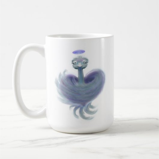 Mug Autruche câlin du ciel (Gauche)