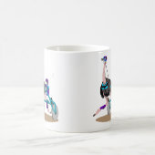 Mug Autruche de course d'attelages (Centre)