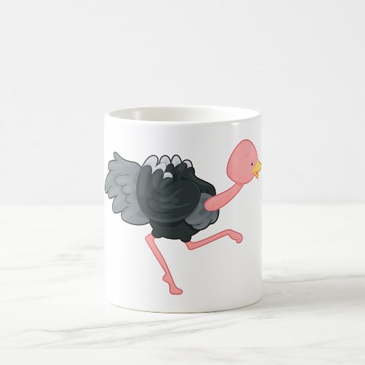 Mug Autruche en course