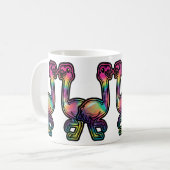 Mug Autruche Tie-Dye (Devant gauche)