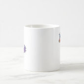 Mug Autruche Violette Joyeuse Fantaisiste (Centre)
