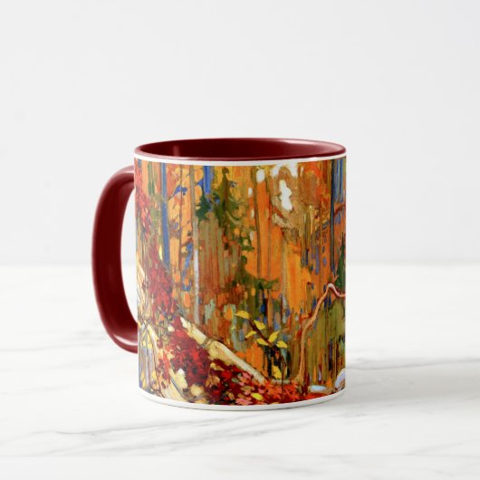 Mug Autumn Garland, art de Tom Thomson, (Devant gauche)