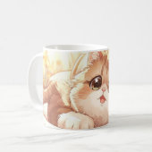 Mug “Autumn Snuggle Scottish Fold” Cute Scottish Fold (Devant gauche)