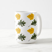 Mug Autumn Symmetry Leaf Pattern (Devant droit)