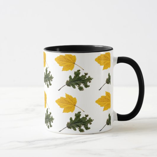 Mug Autumn Symmetry Leaf Pattern (Droite)