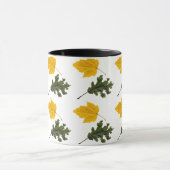 Mug Autumn Symmetry Leaf Pattern (Centre)