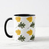 Mug Autumn Symmetry Leaf Pattern (Gauche)